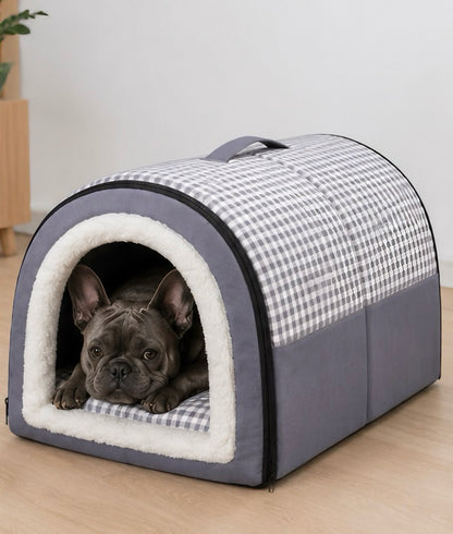 Pawreno KuschelHöhle - Warmes Höhlenbett für Hunde & Katzen 🐾