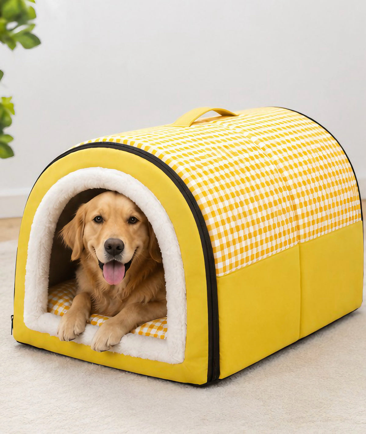Pawreno KuschelHöhle - Warmes Höhlenbett für Hunde & Katzen 🐾